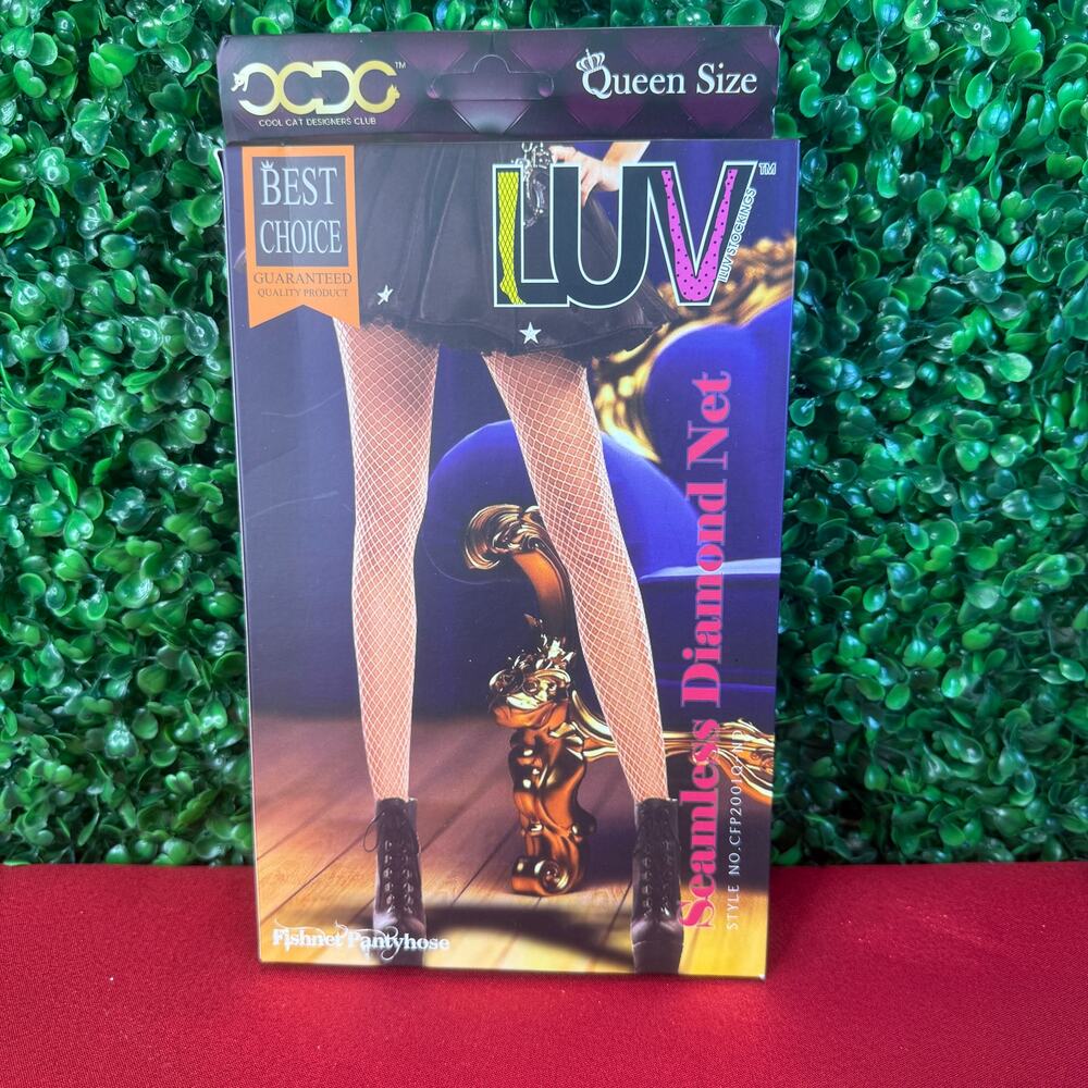 New Queen Size Seamless Diamond Beige Adult Sexy Panty Hose Cosplay Adult Gift